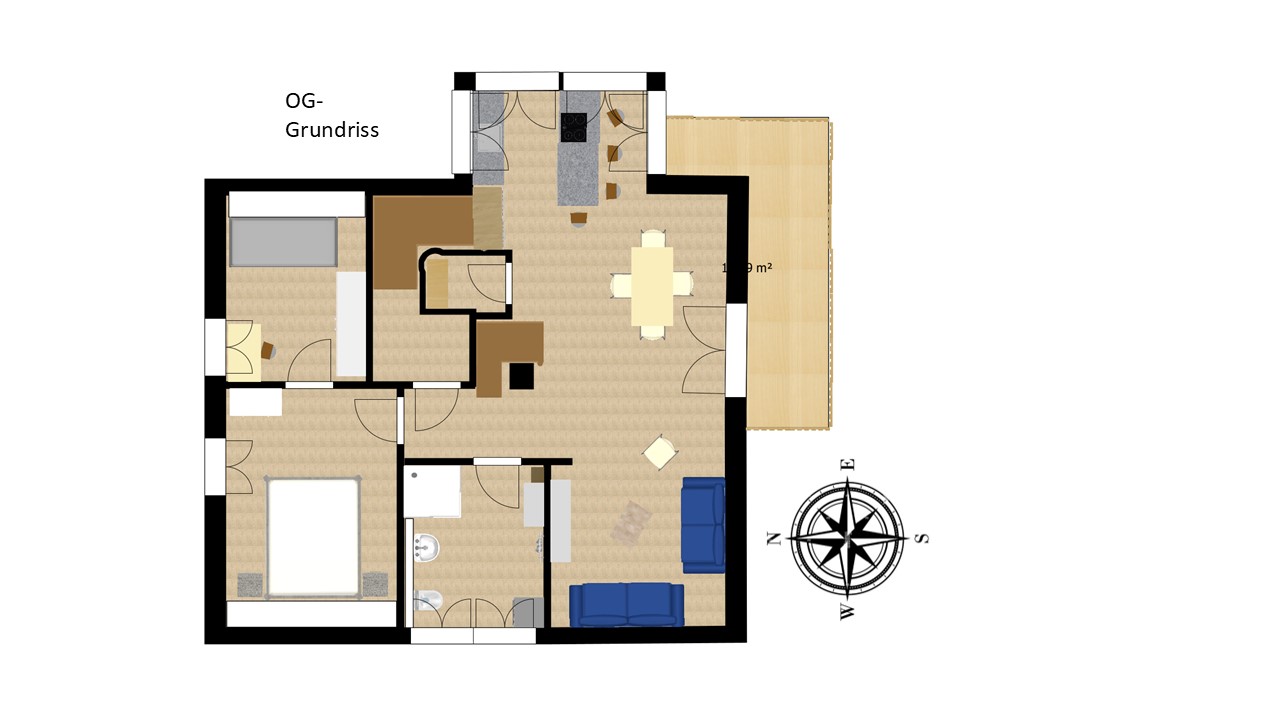 Grundriss DG Ebene 0 Grundriss DG Ebene 0, Kiekut 9, 24376 Kappeln