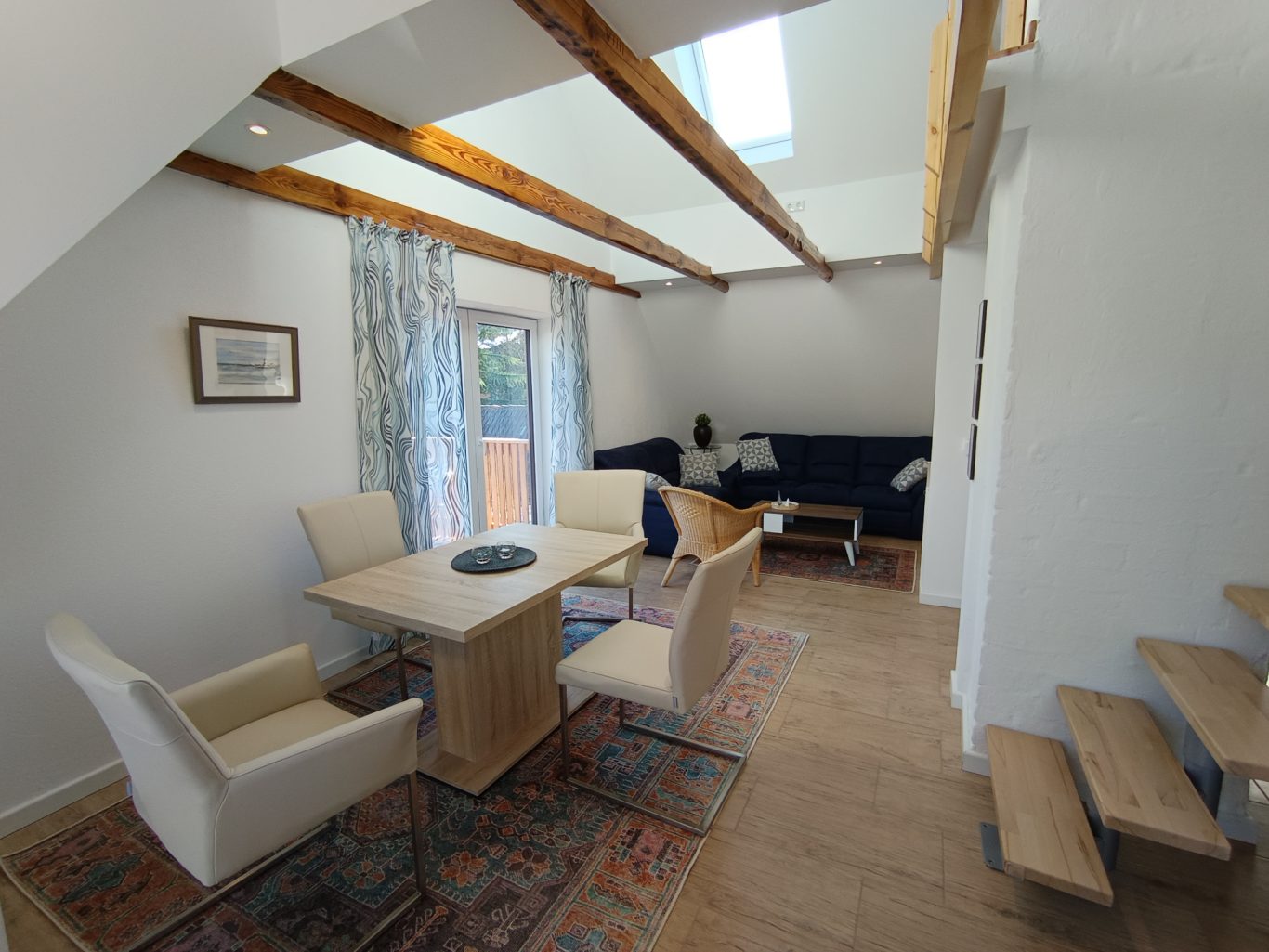 Essplatz - mit Blick in den Wohnbereich Essplatz - Kiekut 9, 24376 Kappeln an der Schlei