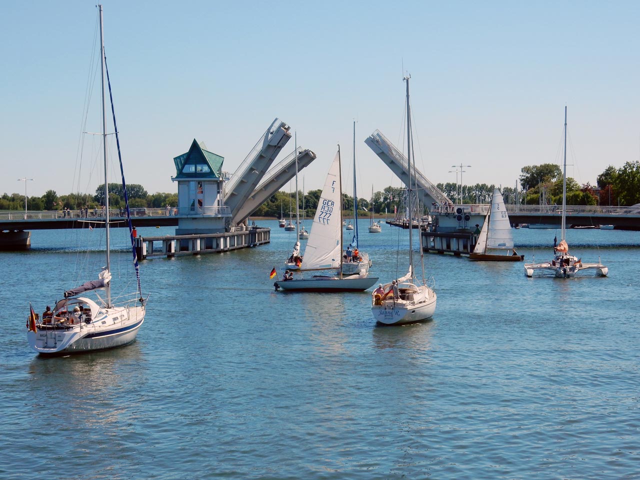 Klappbücke in Kappeln an der Schlei Kappeln an der Schlei - Ferienwohnung Kiekut 9, 24376 Kappeln